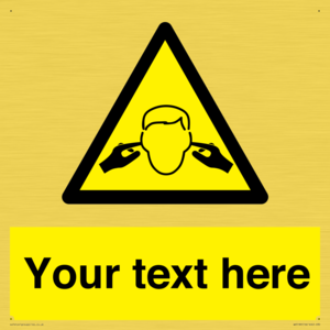 Custom Noise Hazard Sign